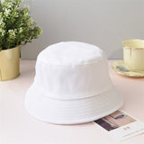 Unisex Cotton Bucket Hats Summer Outdoor Fishing Camping Beach
