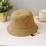 Unisex Cotton Bucket Hats Summer Outdoor Fishing Camping Beach