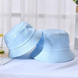 Unisex Cotton Bucket Hats Summer Outdoor Fishing Camping Beach