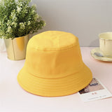 Unisex Cotton Bucket Hats Summer Outdoor Fishing Camping Beach