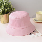 Unisex Cotton Bucket Hats Summer Outdoor Fishing Camping Beach
