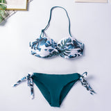 2020 Sexy Solid Color Bikini Women Swimwear Swimsuit Female Bathing Suit Push Up Bikini Set Beachwear