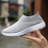 Women Vulcanized Shoes High Quality Women Sneakers Slip On Flats Shoes Women Loafers