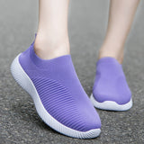 Women Vulcanized Shoes High Quality Women Sneakers Slip On Flats Shoes Women Loafers