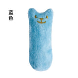 Teeth Grinding Catnip Toys Funny Interactive Plush Cat Toy Pet Kitten Chewing Vocal Toy Claws Thumb Bite Cat