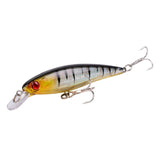 1PCS Laser Minnow Fishing Lure 11CM 13G Pesca Hook Wobbler Swimbait