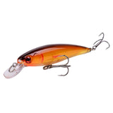 1PCS Laser Minnow Fishing Lure 11CM 13G Pesca Hook Wobbler Swimbait