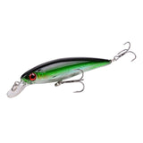 1PCS Laser Minnow Fishing Lure 11CM 13G Pesca Hook Wobbler Swimbait