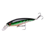 1PCS Laser Minnow Fishing Lure 11CM 13G Pesca Hook Wobbler Swimbait