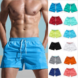 Men Swimsuit Swimming Shorts Swim Trunks Pocket Summer Swimwear Quickdry