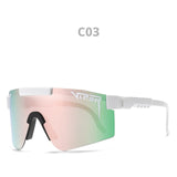 Pit Viper Eyewear tr90 Black Frame Mirrored Lens Windproof Sport Sunglasses Unisex