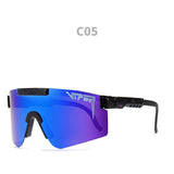 Pit Viper Eyewear tr90 Black Frame Mirrored Lens Windproof Sport Sunglasses Unisex