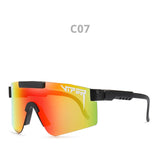 Pit Viper Eyewear tr90 Black Frame Mirrored Lens Windproof Sport Sunglasses Unisex