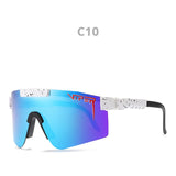 Pit Viper Eyewear tr90 Black Frame Mirrored Lens Windproof Sport Sunglasses Unisex