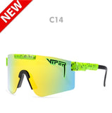 Pit Viper Eyewear tr90 Black Frame Mirrored Lens Windproof Sport Sunglasses Unisex