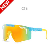 Pit Viper Eyewear tr90 Black Frame Mirrored Lens Windproof Sport Sunglasses Unisex