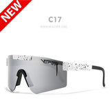Pit Viper Eyewear tr90 Black Frame Mirrored Lens Windproof Sport Sunglasses Unisex