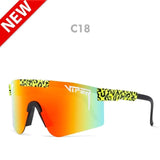 Pit Viper Eyewear tr90 Black Frame Mirrored Lens Windproof Sport Sunglasses Unisex