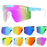 Pit Viper Eyewear tr90 Black Frame Mirrored Lens Windproof Sport Sunglasses Unisex