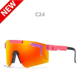 Pit Viper Eyewear tr90 Black Frame Mirrored Lens Windproof Sport Sunglasses Unisex