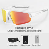 ROCKBROS Polarized Sport Men Sunglasses Road Cycling Mountain Biking Eye Protection
