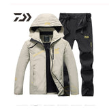 Fishing Suit Men Thin Fishing Clothing Hooded Sports Hiking Fishing Jacket Outdoors