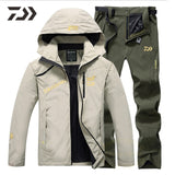 Fishing Suit Men Thin Fishing Clothing Hooded Sports Hiking Fishing Jacket Outdoors