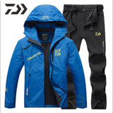 Fishing Suit Men Thin Fishing Clothing Hooded Sports Hiking Fishing Jacket Outdoors