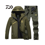 Fishing Suit Men Thin Fishing Clothing Hooded Sports Hiking Fishing Jacket Outdoors
