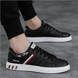 2021 Men Casual White Shoes Summer Flat Breathable Sneakers