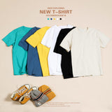 SIMWOOD 2021 Summer Solid T Shirt Men Casual O-Neck Basic