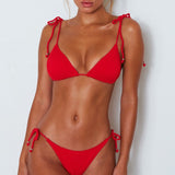 Women Fashion {added Bra Bikini Swimsuit Push Up Triangle Swimwear Beachwear