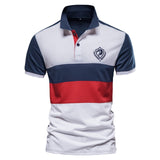 Men Polo Shirt Casual High Quality Short Sleeve Stand Collar