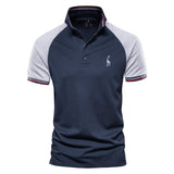Men Polo Shirt Casual High Quality Short Sleeve Stand Collar
