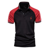 Men Polo Shirt Casual High Quality Short Sleeve Stand Collar