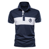 Men Polo Shirt Casual High Quality Short Sleeve Stand Collar