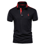 Men Polo Shirt Casual High Quality Short Sleeve Stand Collar