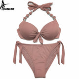 Women EONAR Bikini Push Up Swimsuit Set Swimwear Beachwear
