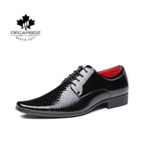 DECARSDZ 2021 Dress Shoes Men Spring Autumn Business Office Style High Quality Leather Fashion Men Formal Shoes