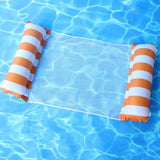 Floating Water Hammock Float Lounger Floating Toys Inflatable Floating Bed Chair Swimming Pool