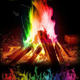 Magic Fire Colorful Flames Bonfire Outdoor Camping Hiking