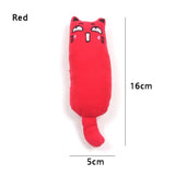 Teeth Grinding Catnip Toys Funny Interactive Plush Cat Toy Pet Kitten Chewing Vocal Toy Claws Thumb Bite Cat