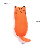 Teeth Grinding Catnip Toys Funny Interactive Plush Cat Toy Pet Kitten Chewing Vocal Toy Claws Thumb Bite Cat