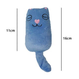 Teeth Grinding Catnip Toys Funny Interactive Plush Cat Toy Pet Kitten Chewing Vocal Toy Claws Thumb Bite Cat