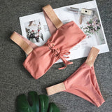 2021 Bikini Women Push Up Padded Bra Swimsuit Beachwear
