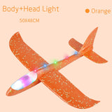 48CM Hand Throw Airplane EPP Foam Launch Fly Glider Outdoor Fun Toys Children