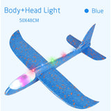 48CM Hand Throw Airplane EPP Foam Launch Fly Glider Outdoor Fun Toys Children