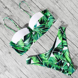 Animal Print Leopard Bikini Push Up Swimsuit Sexy Bikini Set 2021 Beachwear