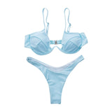 Tropfen Sexy Push Up Bikini Set Swimsuit Beachwear