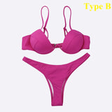 Tropfen Sexy Push Up Bikini Set Swimsuit Beachwear